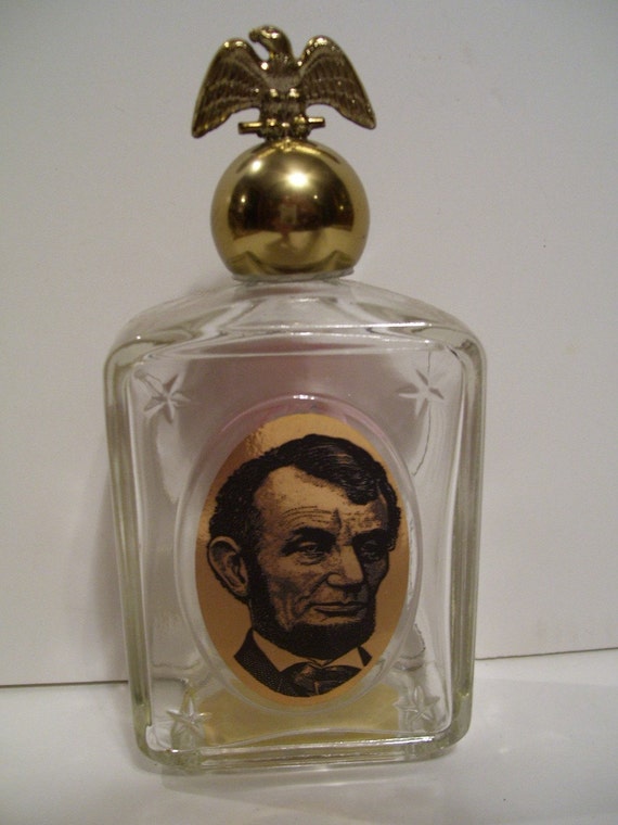 Vintage Abraham Lincoln Avon Cologne Bottle