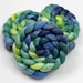 Merino Wool/ Silk Roving - Handpainted Spinning Fiber
