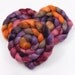 Fine Alpaca Roving - Handpainted Fiber for Spinning or Felting