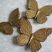 Vintage Butterfly Wall Hanging Plaque Trio