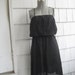 Vintage Dress Spaghetti Strap Black