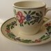 Vintage Faience Cup Saucer France