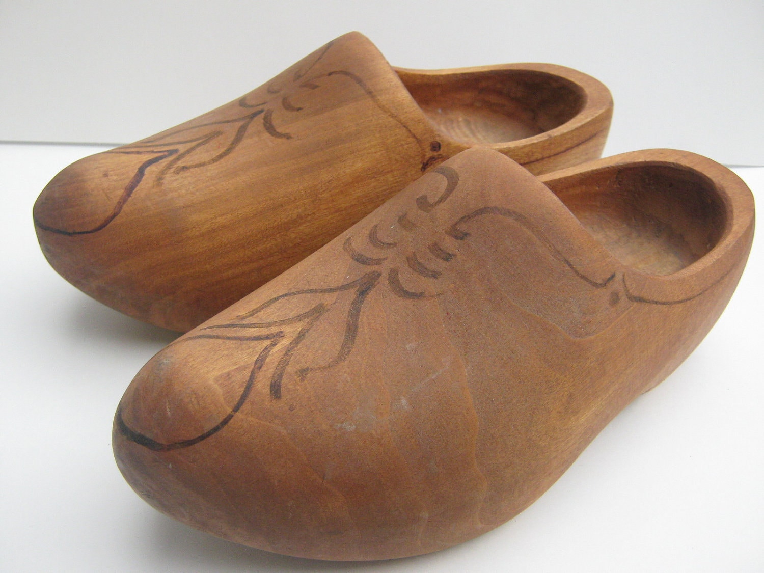 Vintage Dutch Wooden Clogs