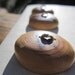 6 Cedar Buttons- Handmade Wooden Buttons in reclaimed Western Red Cedar