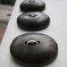8 Wood Buttons in Reclaimed Cocobolo- Knitting, Sewing, Craft Buttons