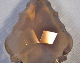 5 ~ 50mm Honey Chandelier Crystal Prisms French Pendaloques - FULL LEAD Asfour Crystal (S-2)