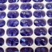 10 Violet Purple Crystal Chandelier Prism Bead Jewelry Connectors - 2-Hole - SET of 10