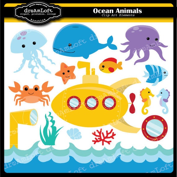 clipart ocean animals - photo #33