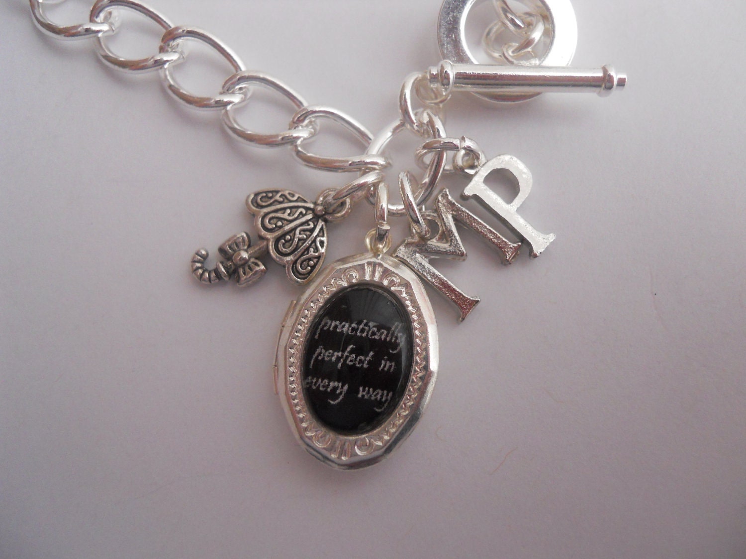 Mary Poppins Practically Perfect In Every Way Silver Locket