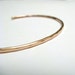 Ophelia Cuff Bangle Bracelet - Rose gold filled, custom size
