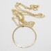 Circle Handmade Necklace - 14Kt yellow gold filled - by lotusstone on etsy