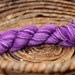 YarnLove MiniSkein in Frosted Mulberry Purple 1 oz 70 yards