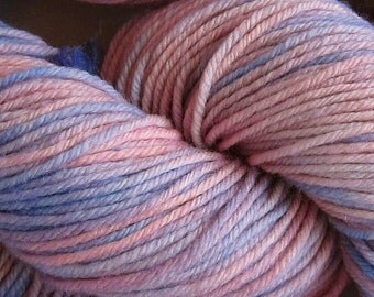 March Hare hand dyed worsted weight yarn, 4ply superwash merino, 100g 220yds - Naptime 2