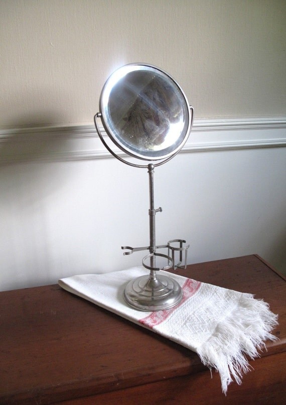 Items similar to antique victorian shaving mirror on Etsy
