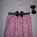 BOUTIQUE GIRLS PINK DAMASK SWING DRESS SIZES 12 MONTH-5T MICHEAL MILLER