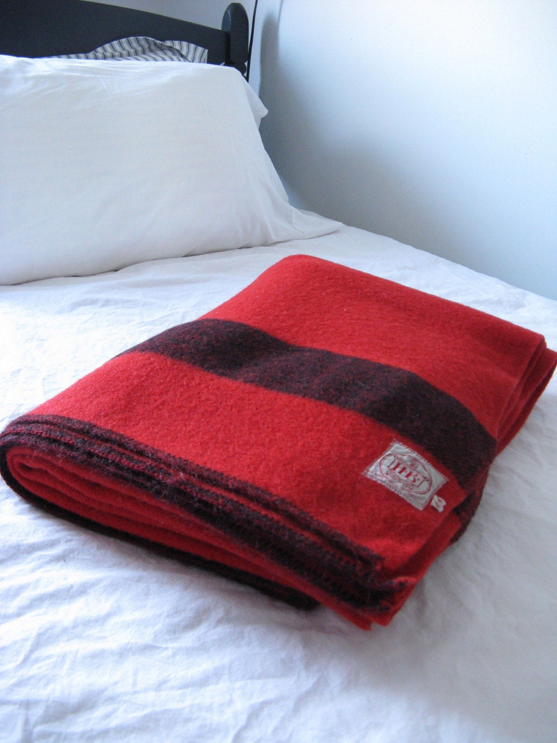 Vintage Twin size wool blanket