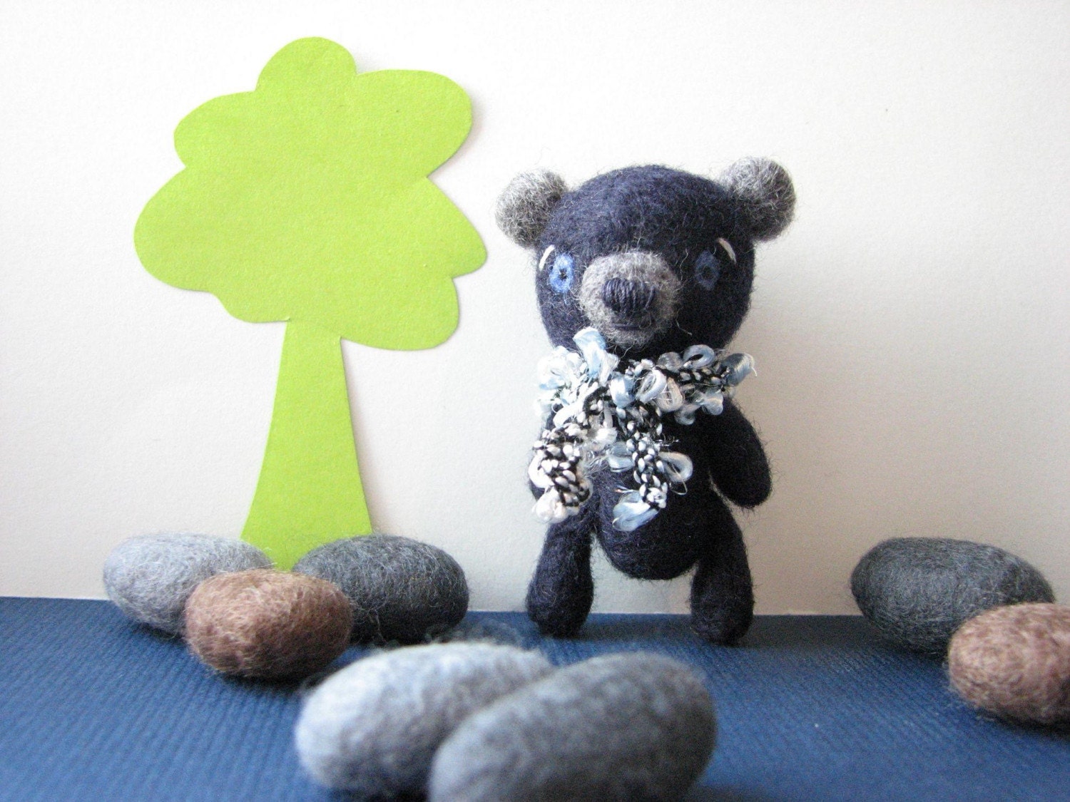 dark blue teddy