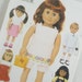 2002 Butterick 3491 - Sewing Pattern - 18 inch Doll Like American Girl, Fancy Nancy