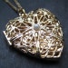 Vintage 80's Avon // Gold Heart and Pearl Locket