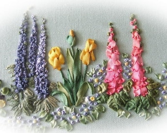 Silk Ribbon Embroidery - Spring Garden - Full kit