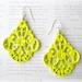 Neon Filigree Earrings