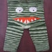 Funky Baby "Jaws" handknit baby pants