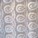 Deep Pile Fluffy Crisp White Curliques Vintage Chenille Bedspread Fabric Large
