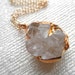 Druzy - white druzy necklace - druzy necklace - gold necklace - druzy and gold - D R U Z Y