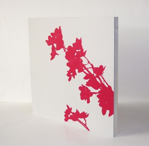 Cherry Blossom 12x12 Original Silk Screen Print