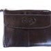 Leather Coin Purse - The ESSENTIAL MINI ZIPPY - in Dark Brown