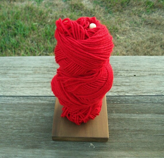 Yarn Ball Holder Made from Reclaimed Wood by fromMarz on Etsy