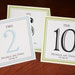 Table Numbers for Wedding or Event - elegant - Reserved for hopriscilla