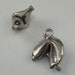 12 Pewter Fortune Cookie Charms (31127) Wholesale Lot