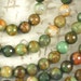 Autumn Leaves Agate 8mm Disco Ball Faceted Beads - Full Strand (5064)