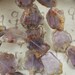 LAST 22 Unusual Ghost Amethyst Beads Natural Freeform Polished Sliced Gemstone (5153)
