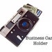 Mini Retro Camera Business Card Gadget Case - Fits Credit and Debit Cards Too