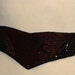 Dark red and black beaded belt
