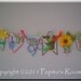 Festive Banner Charms Set Template SVG / No Ink Printable PDF - PR