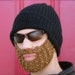 beard hat - basic black S/M