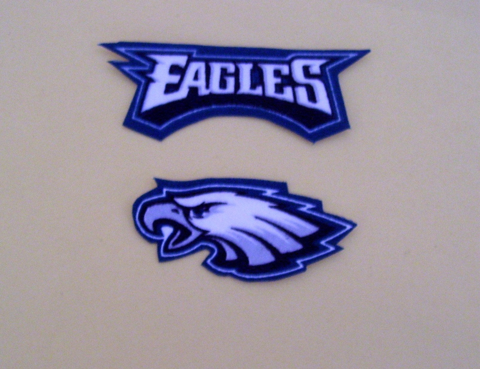 PHILADELPHIA EAGLES Sports Logo Iron on Patch Set by CrazyforBetty