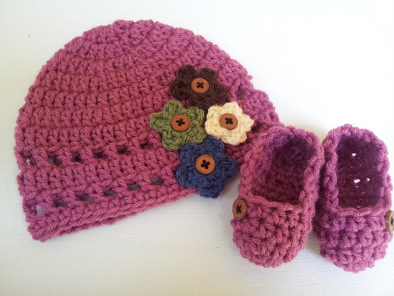 Crochet Baby Hat Crochet Baby Shoes Baby Booties by 