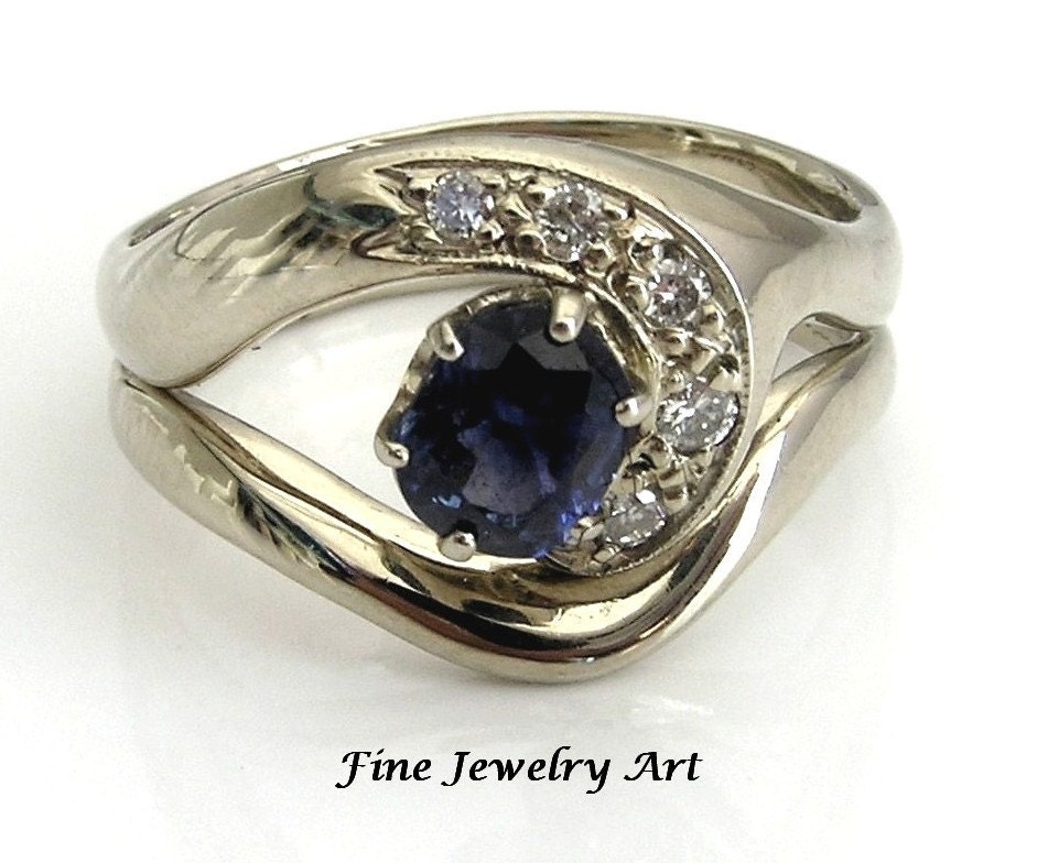 sapphire wedding rings