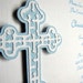 Baptism Invitation / First Communion - Blue Cross - Reserved for KFERRA02