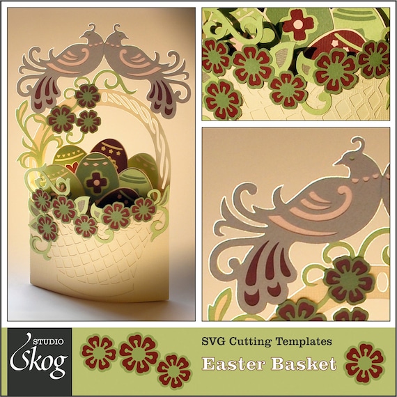 Download Items similar to Easter Basket SVG Cutting File on Etsy