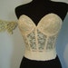 34C Gorgeous shimmer lace bustier