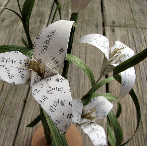 Korean Origami Ikebana by Paper Disciple