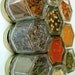 Reserved for Julie and Jarrod's Wedding Registry, set 1. TEN customized magnetic spice jars.