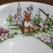 Vintage Crown Staffordshire Evanglines Arcadian Gardens Bread and Butter Plate