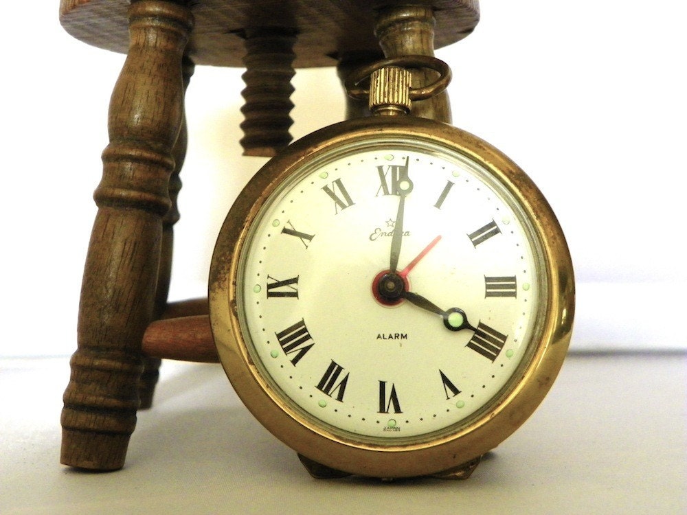 Oversized Pocket Watch Alarm Clock