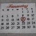 a custom calendar for your project... choose your date